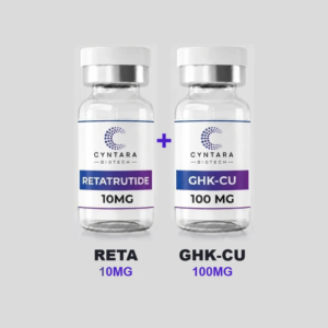 Metabolic Glow 10MG bundle — retatrutide 10mg vial with partner peptide vial